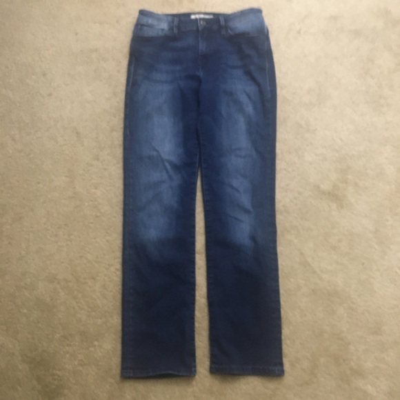 Mavi Jeans Kendra High Rise Straight Leg Jeans Medium Wash Stretch Denim Blue 30 - Picture 9 of 9